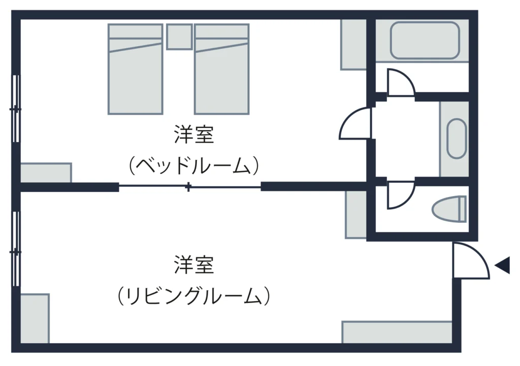 軽井沢スイート間取り
