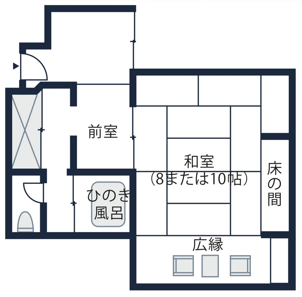 箱根別館四季間取り