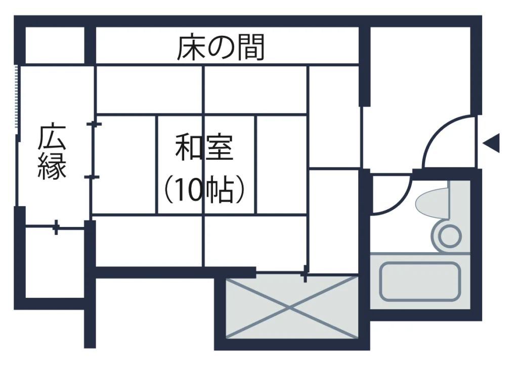 日光和室レギュラー間取り
