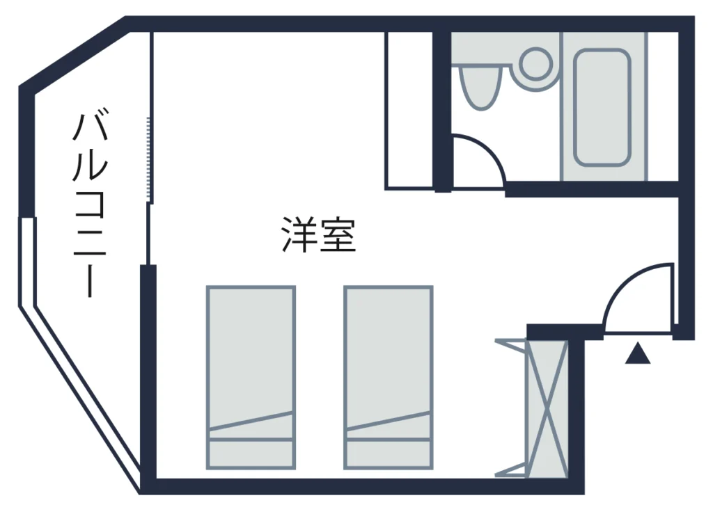 日光洋室レギュラー間取り