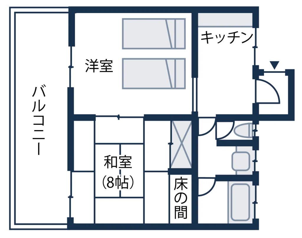 日光コテージ間取り